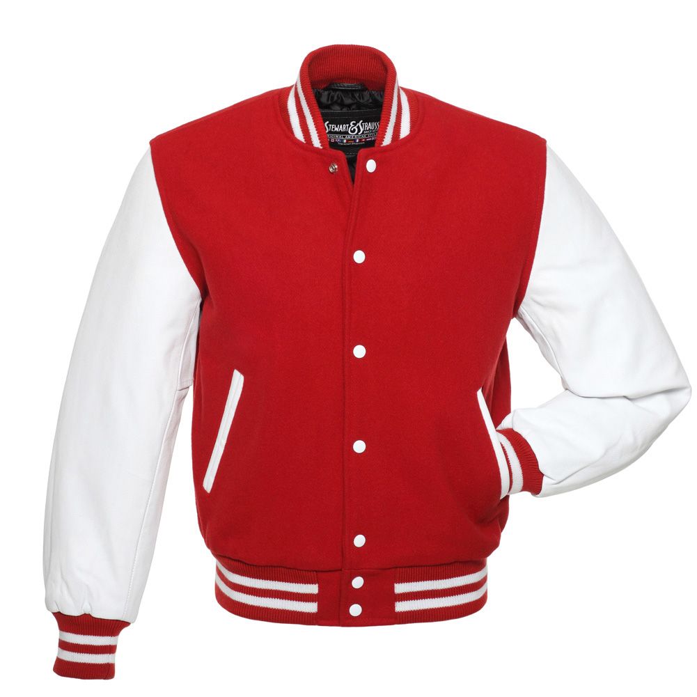 varsity jacket red