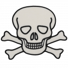 PA323 SKULL CROSSBONES PATCH