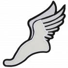 PS114 WHITE TRACK FOOT PATCH