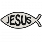 PM441 CHRISTIAN JESUS FISH PATCH