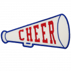 PS108 CHEER MEGAPHONE PATCH