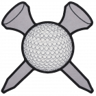 PS123 GOLF BALL AND TEES PATCH