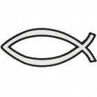 PM440 CHRISTIAN FISH PATCH
