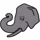 PM450 ELEPHANT SIDE PATCH