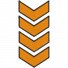 PA306-4 CHEVRON PATCH