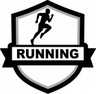 BP627 Male Running Badge