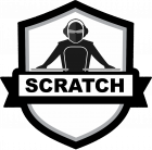 BP518 Scratch Badge