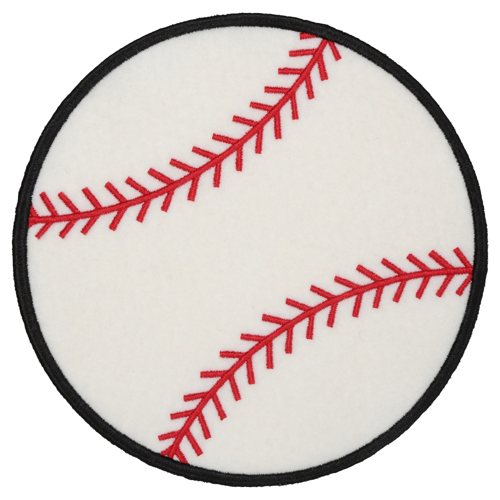 Baseball Small Sew On Patch for Varsity Sport High School Letterman Jacket