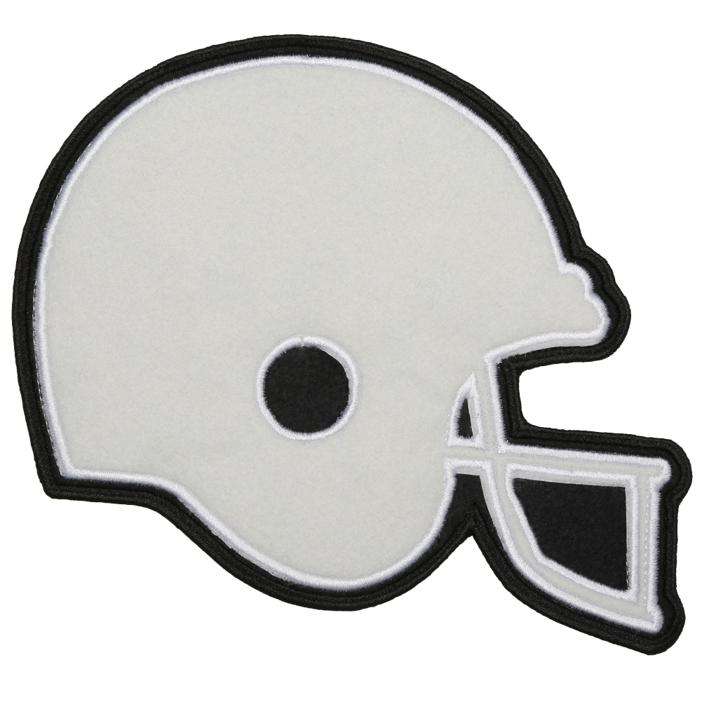 Football Helmet Patch (Right-Facing)