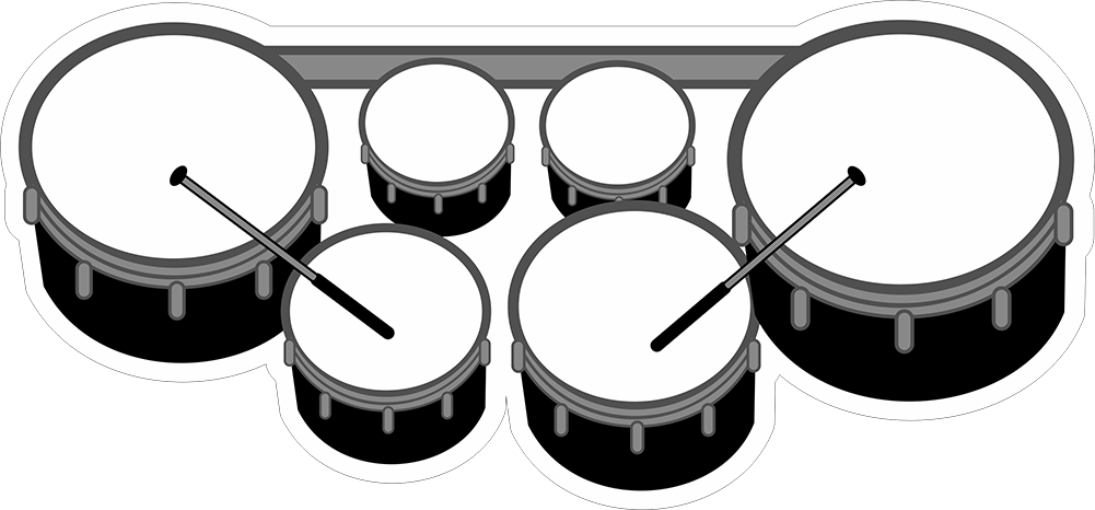 quad drum clip art