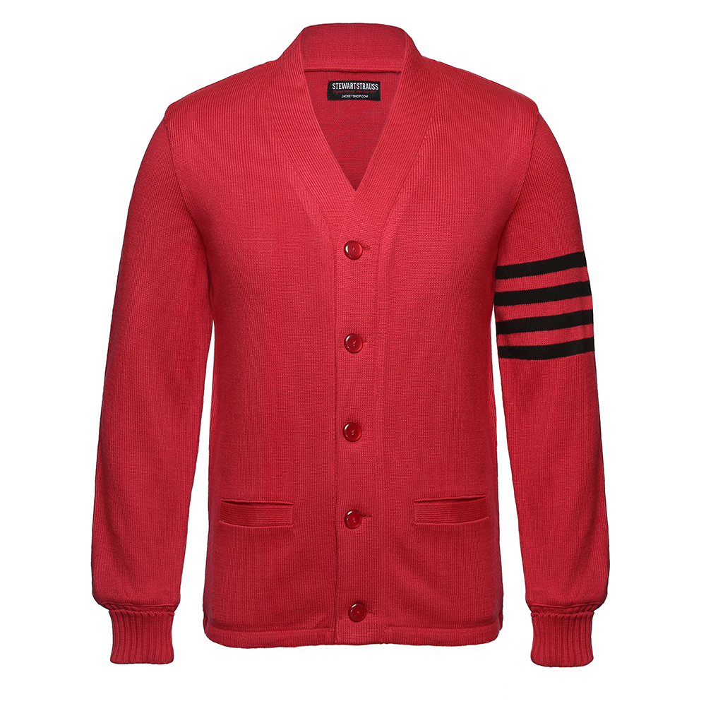 Jacketshop Sweater Red Black
